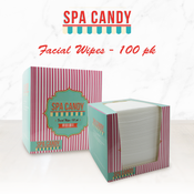 SPA Candy Facial Wipes 100 Pack