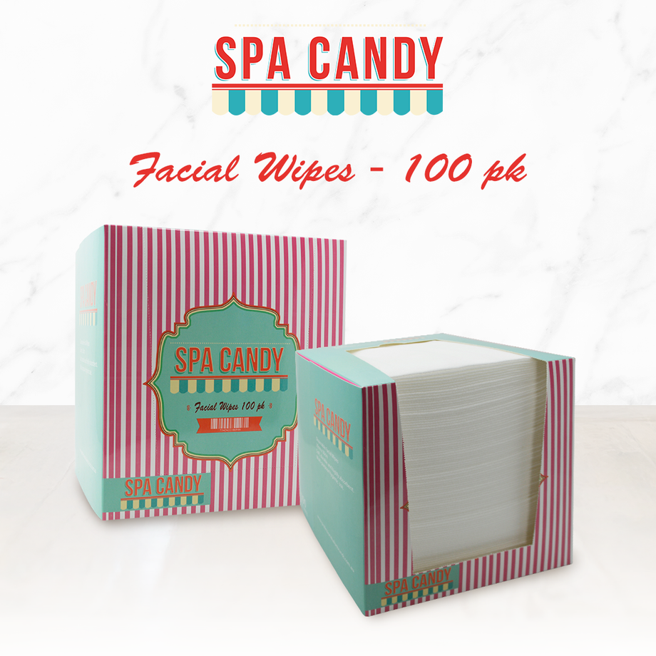 SPA Candy Facial Wipes 100 Pack