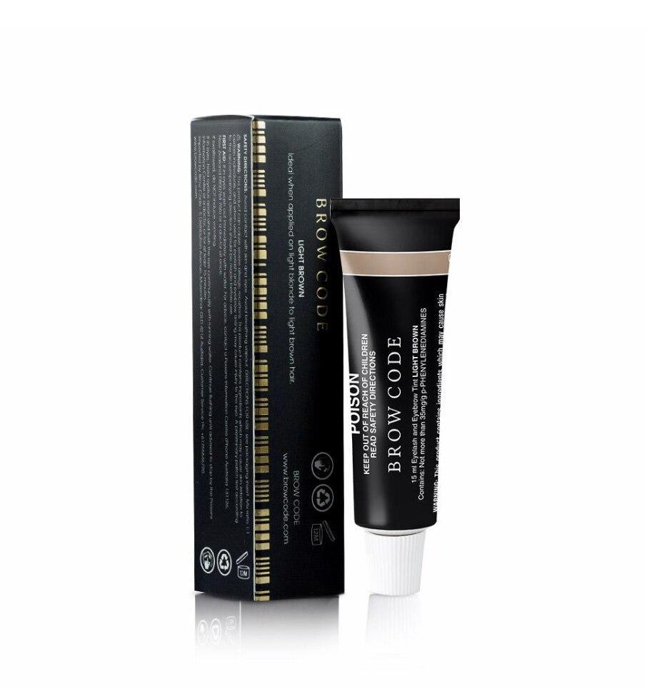 Brow Code Brow Tint 15ml Light Brown Professional Salon Brands NZ