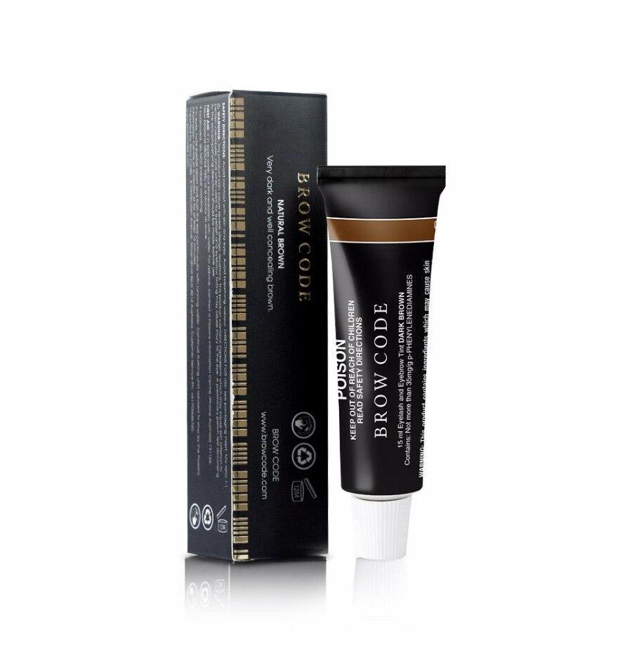 Brow Code Brow Tint 15ml Natural Brown Professional Salon Brands NZ