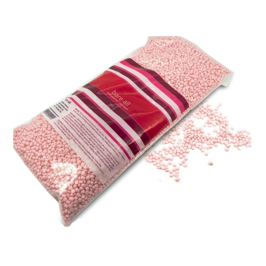 Bare All Strawberry Hot Wax Beads 1Kg