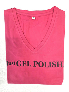 Just Gel Polish Pink T Shirt