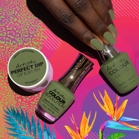 ARTISTIC - GROOVY DAYS AHEAD - MOSS GREEN CRÈME - DIP 23g