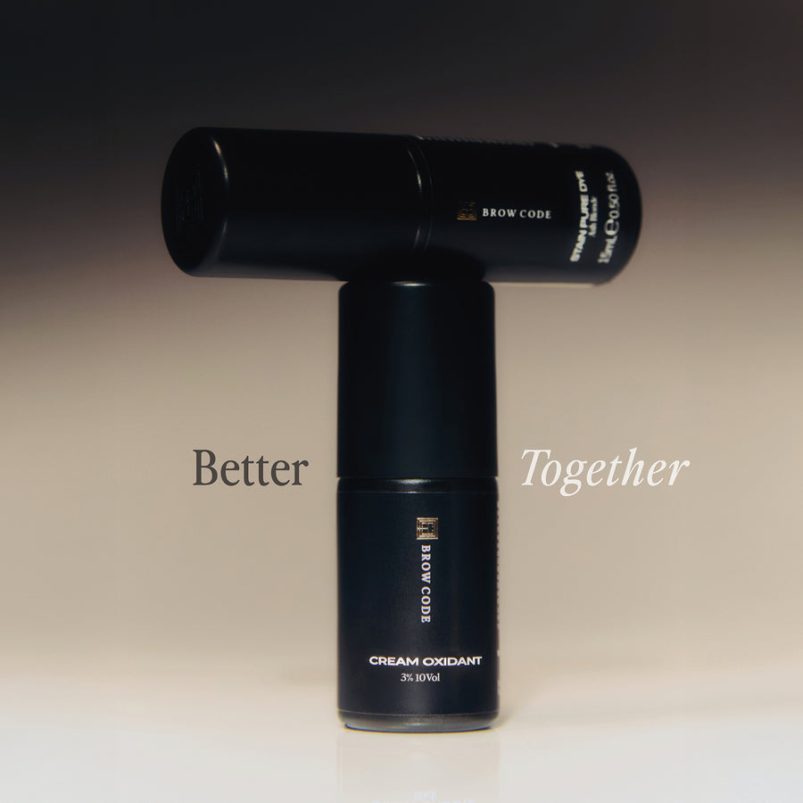 Brow Code Stain Pure Dye Discovery Collection (Get Free Oxidant 3% Developer 100ml)