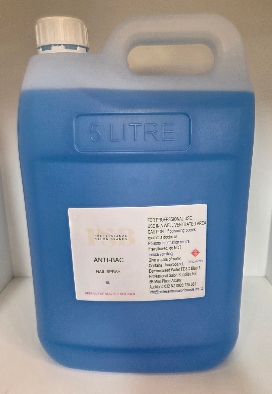 Anti-Bac Nail Spray 5L