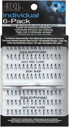 Ardell Lashes Individual 6-PK Knot Free Naturals - Short Black