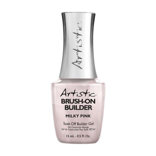 Artistic BRUSH-ON BUILDER GEL 15ML - MILKY PINK