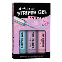 Artistic Striper Gel Pastels Nail Art Kit