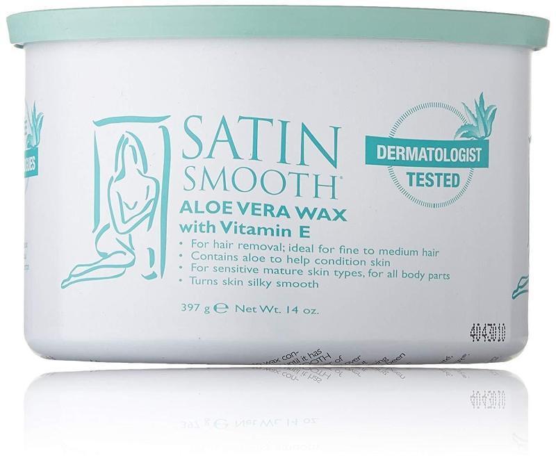 Satin Smooth Strip Wax Aloe Vera with Vitamin E 397g