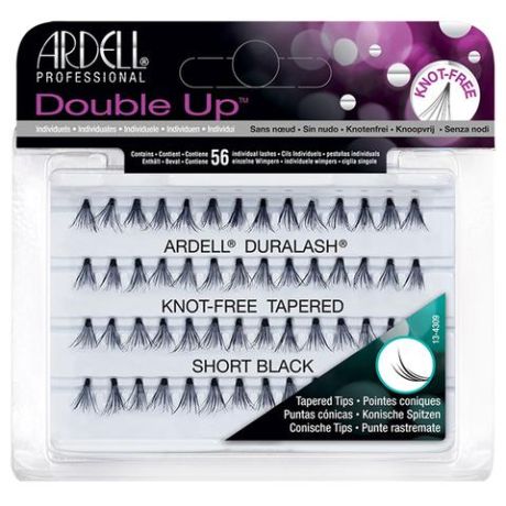 Ardell Lashes Double Up Knot-Free Tapered - Short Black