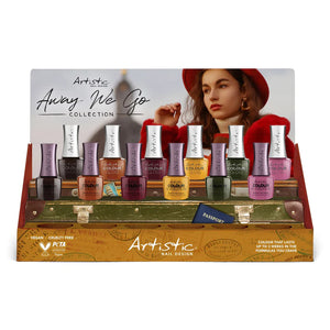 Artistic - Away We Go Collection - 12 Piece Display Gel and Lacquer