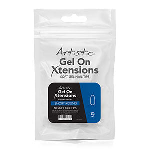 Artistic Gel On Xtensions Short Round Refill #9 50pk