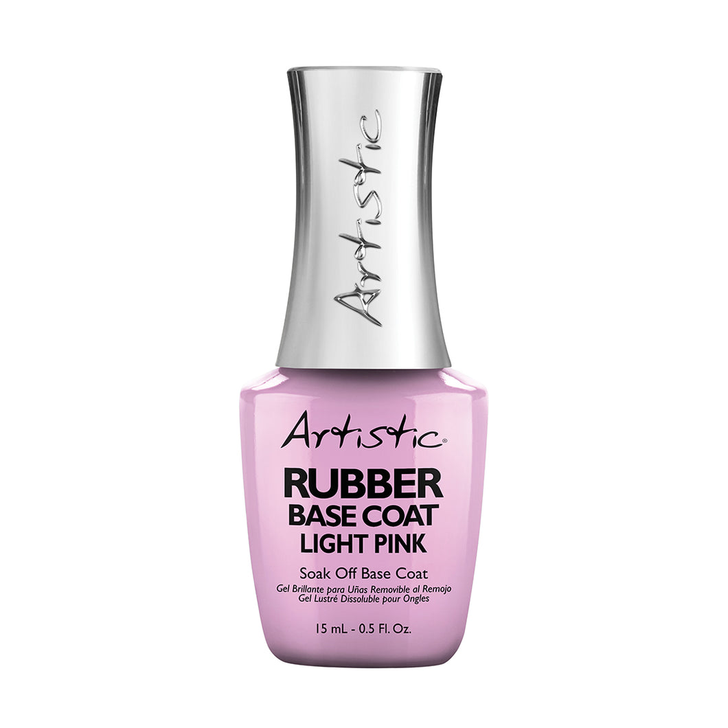 Artistic Light Pink Rubber Base Coat - 15ml