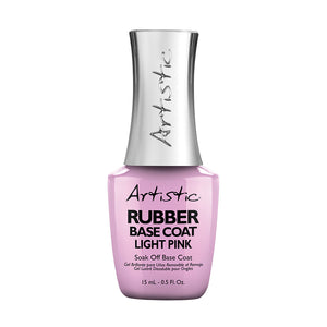 Artistic Light Pink Rubber Base Coat - 15ml
