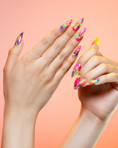 Artistic Nail Design Cream Gel Palette Euphoria Neons 6 Colours