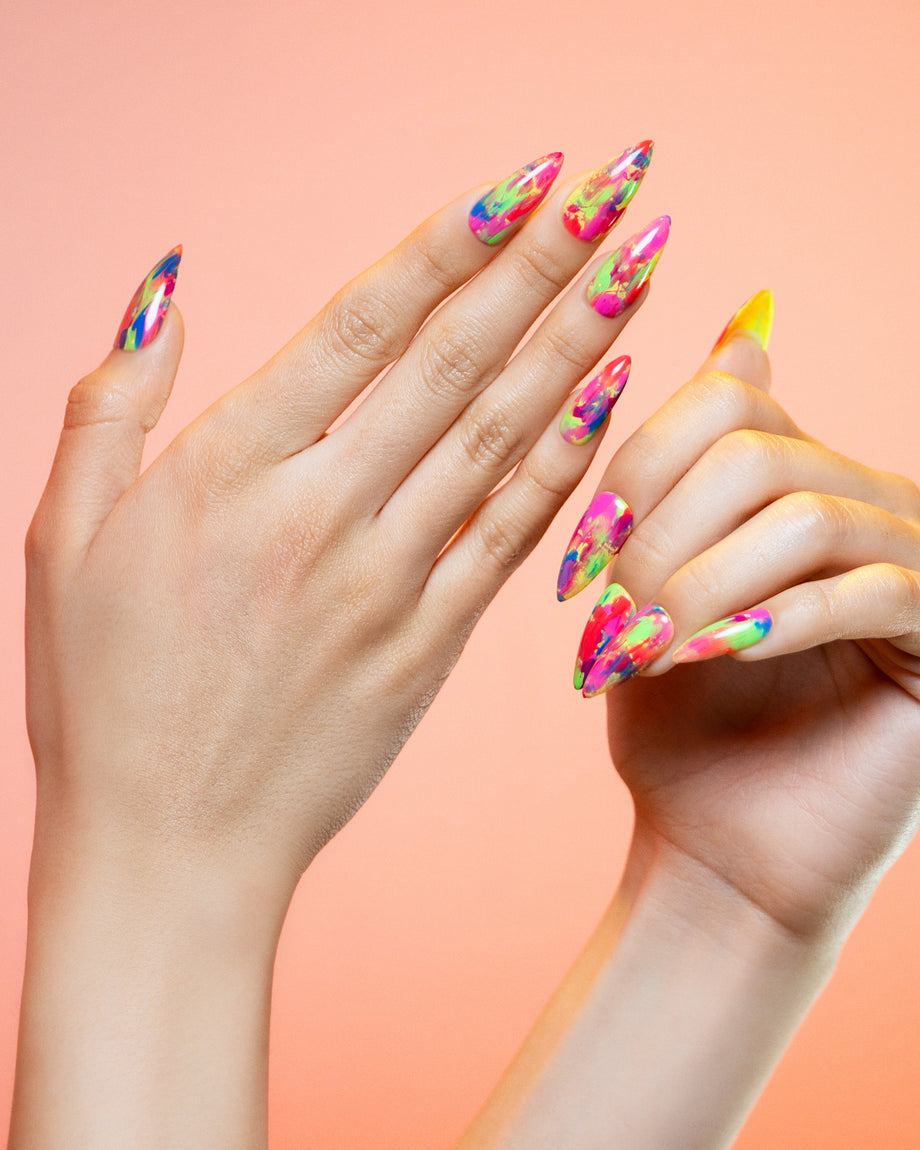 Artistic Nail Design Cream Gel Palette Euphoria Neons 6 Colours