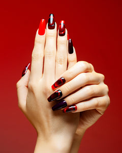 Artistic Nail Design Cream Gel Palette Rhapsody Reds 6 Colours
