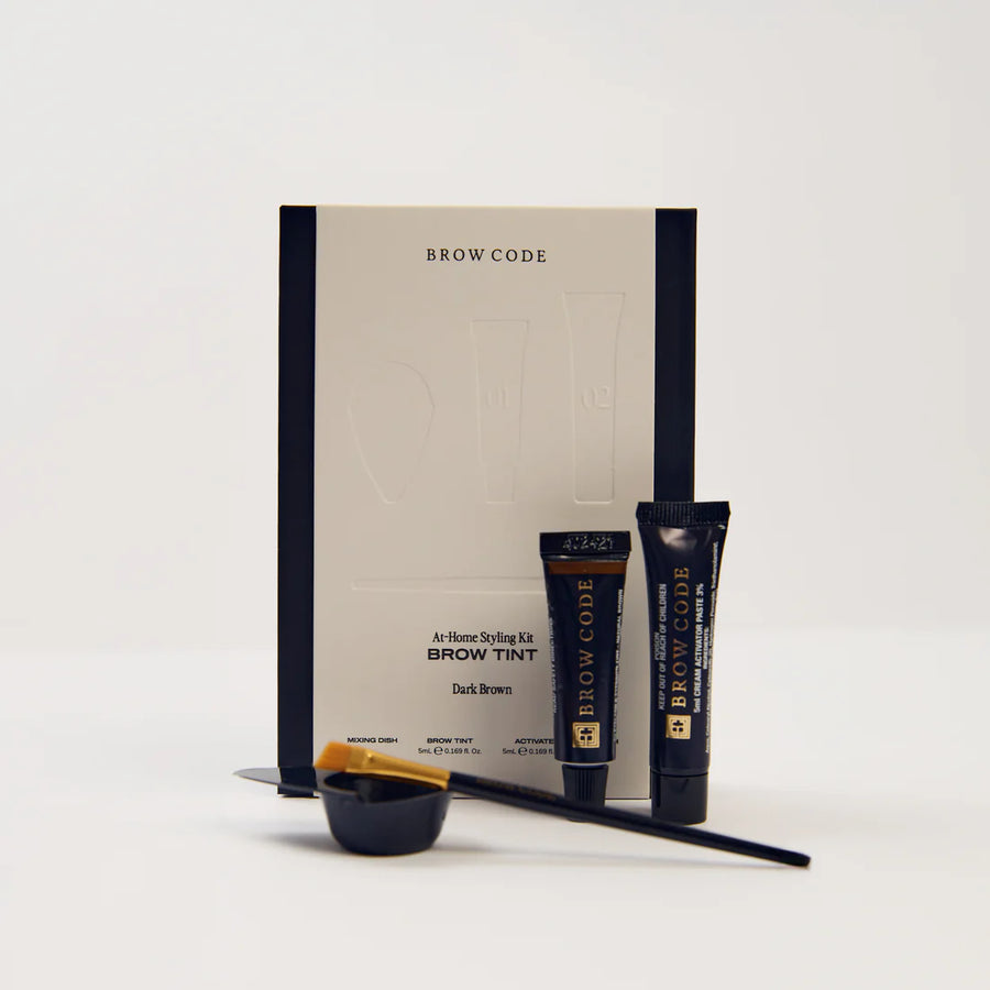 Brow Code Brow Tint Kit - Dark Brown