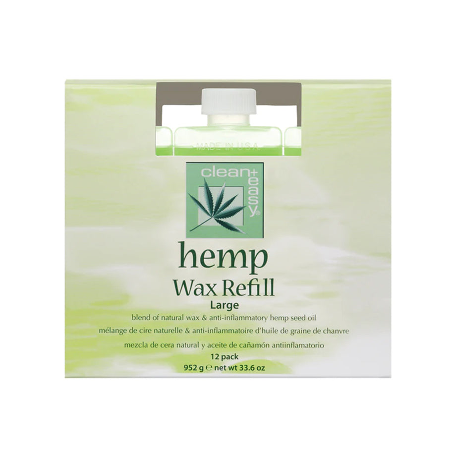 Clean & Easy Hemp Wax Refill 12 pack