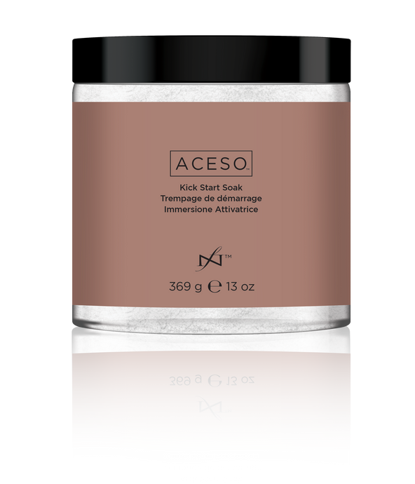 Famous Names Aceso Kick Start Soak; Powered By Natural Bio-Actives.