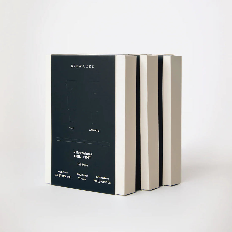 Brow Code Brow Gel Tint Kit - Dark Brown