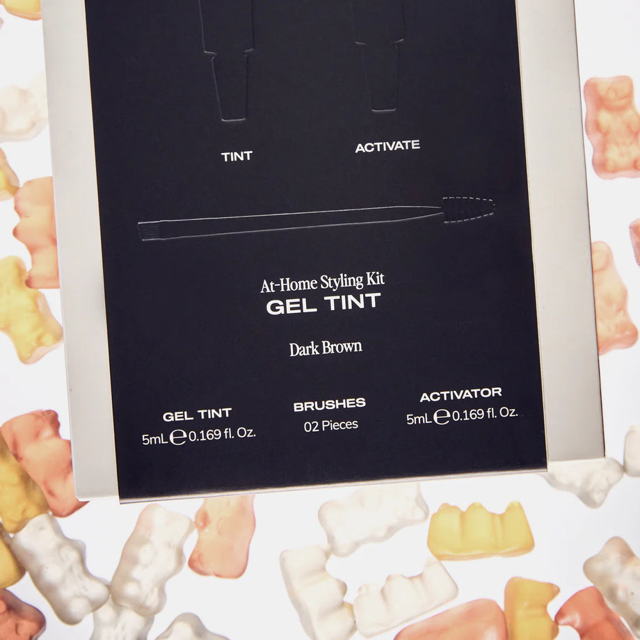 Brow Code Brow Gel Tint Kit - Dark Brown