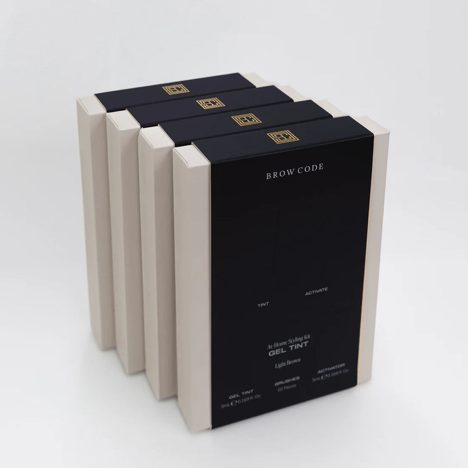 Brow Code Brow Gel Tint Kit - Dark Brown