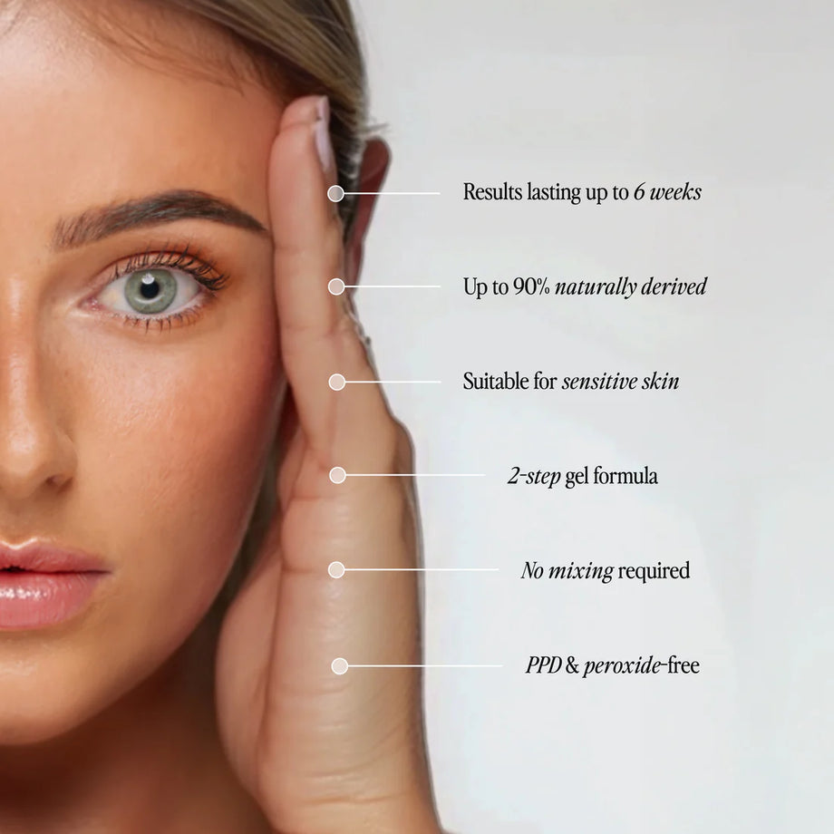 Brow Code Brow Gel Tint Kit - Dark Brown