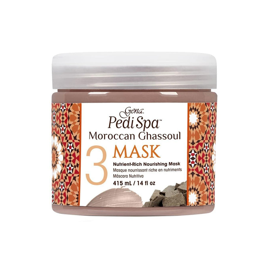 Gena Pedi Spa Moroccan Ghassoul Nutrient-Rich Nourishing Mask 415ml