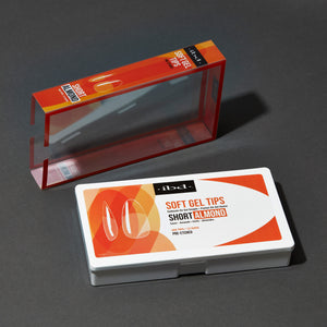 ibd Soft Gel Tips - Short Almond 504 Tips / 12 Sizes