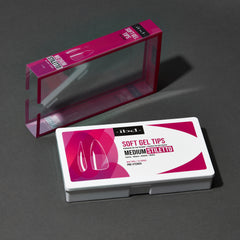 IBD Soft Gel Tips - Medium Stiletto 504 Tips / 12 Sizes