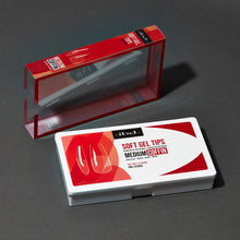 Load image into Gallery viewer, IBD Soft Gel Tips - Medium Coffin 504 Tips / 12 Sizes
