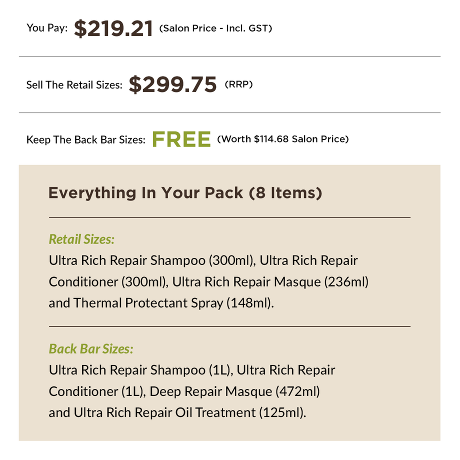 Macadamia Ultra Rich Kit (Limited Time)