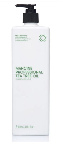 Mancine Professional Tea Tree Oil / Face + Body Wash 1 Litre