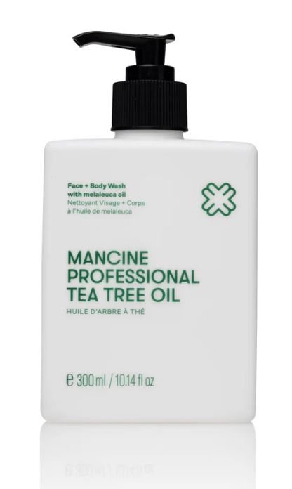 Mancine Professional Tea Tree Oil / Face + Body Wash 300ml