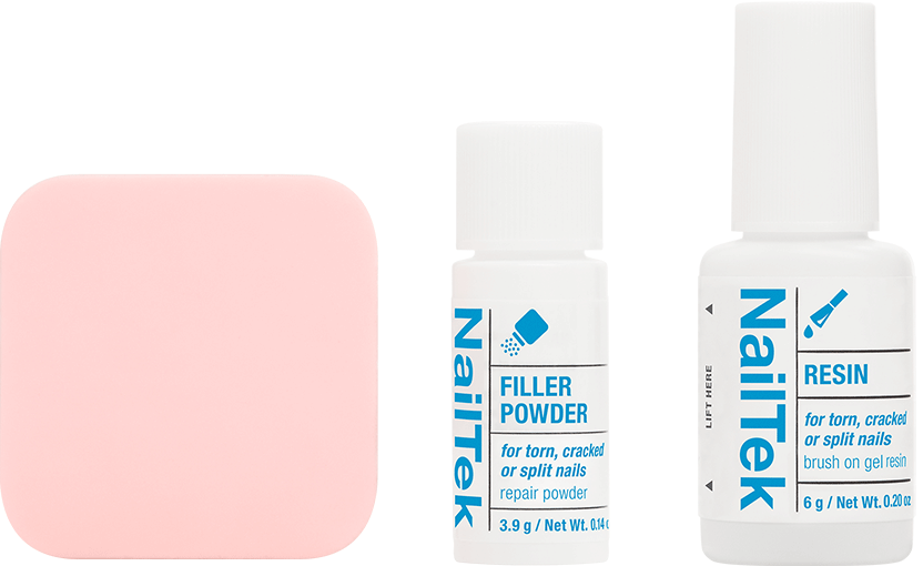 Nail Tek Nail Repair For Torn, Cracked Or Split Nails 2pc Kit