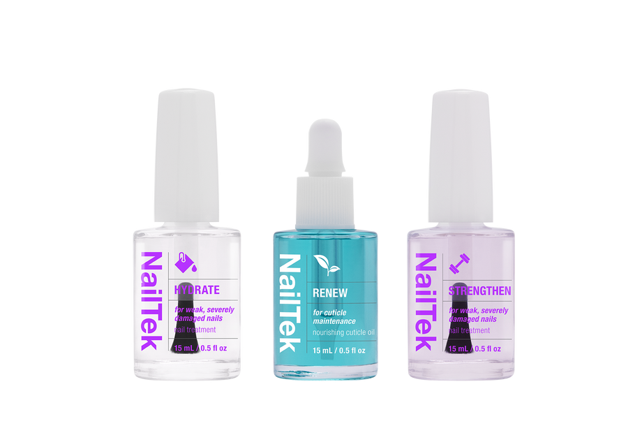 Nail Tek Nail Rescue For Weak Severely Damaged Nails 3pc Kit