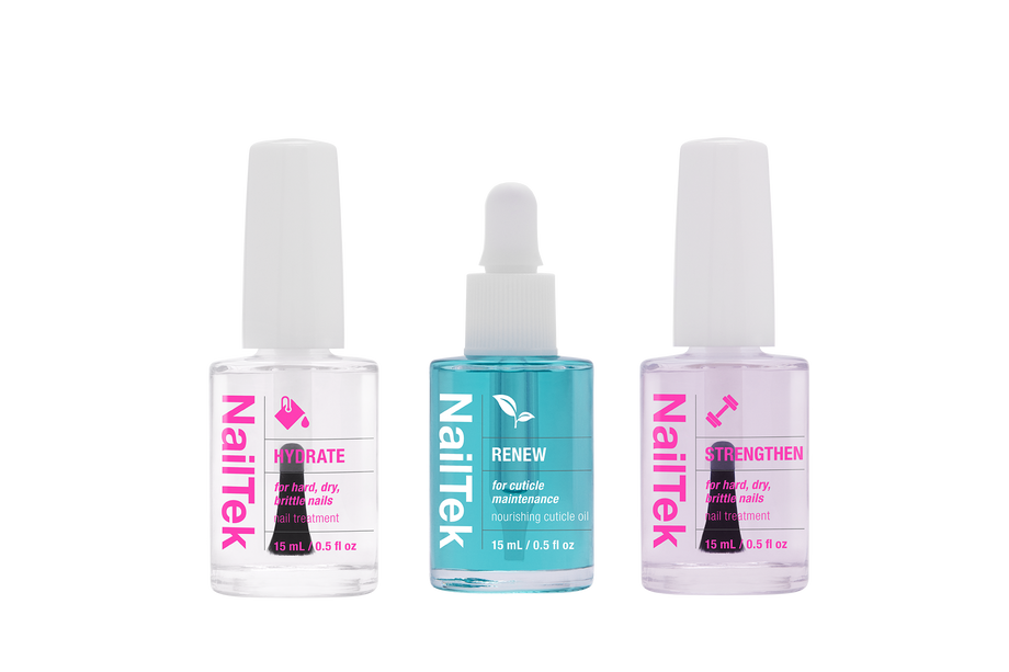 Nail Tek Nail Therapy For Hard Brittle Nails 3pc Kit