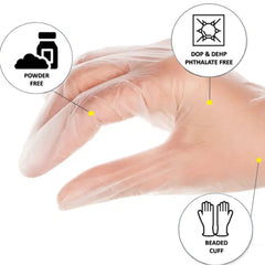 Spa Candy Vinyl Disposable Gloves - Medium