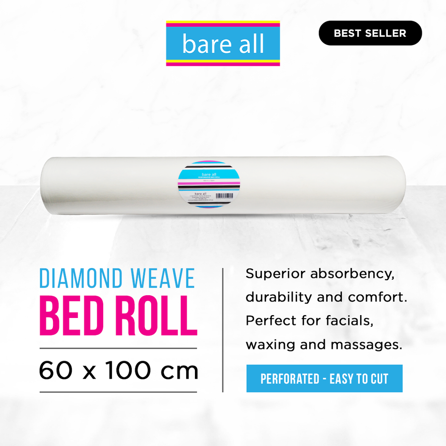 Bare All Diamond Weave Bed Roll 60x100 cm