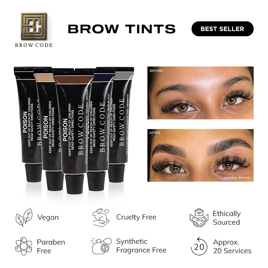 Brow Code Brow Tint 15ml - Natural Brown
