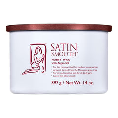 Satin Smooth Strip Wax Honey with Argan Oil 397g