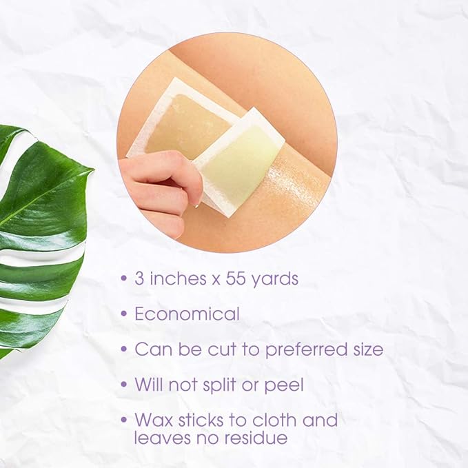 Satin Smooth Waxing Strips Non-Woven Cloth Roll 50m