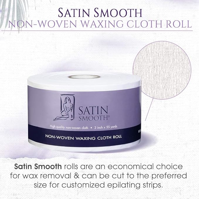 Satin Smooth Waxing Strips Non-Woven Cloth Roll 50m