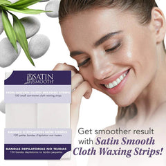 Satin Smooth Waxing Strips Small Non-Woven Cloth 100 pack