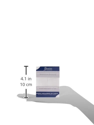 Satin Smooth Waxing Strips Small Non-Woven Cloth 100 pack