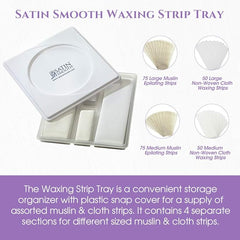 Satin Smooth Wax Strip Tray 250 pcs
