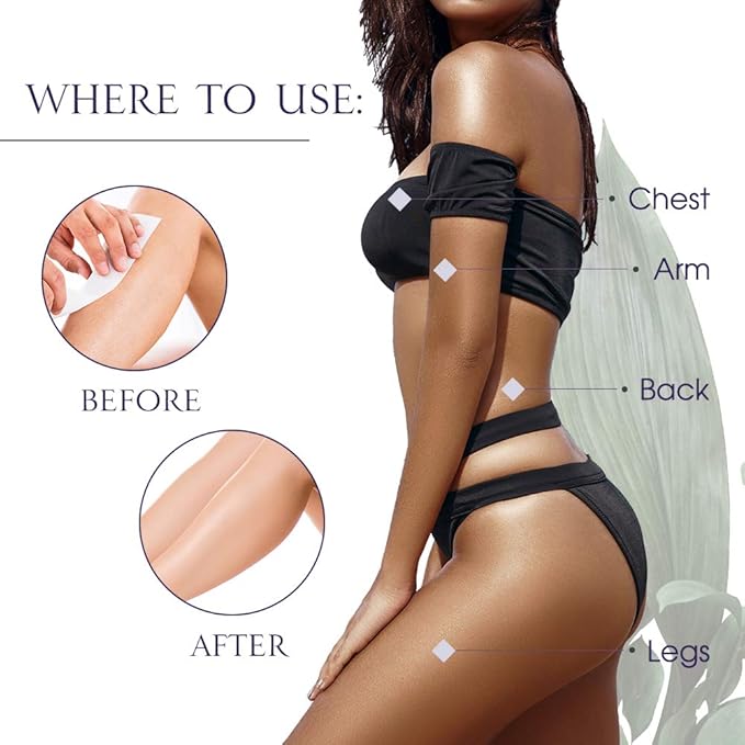 Satin Smooth Waxing Strips Large Non-Woven Cloth 100 pack