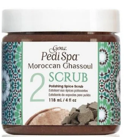 Gena Pedi Spa Moroccan Ghassoul Purifying Spice Scrub 118ml
