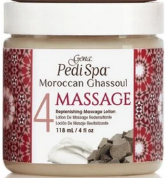 Gena Pedi Spa Moroccan Ghassoul Replenishing Massage Lotion 118ml